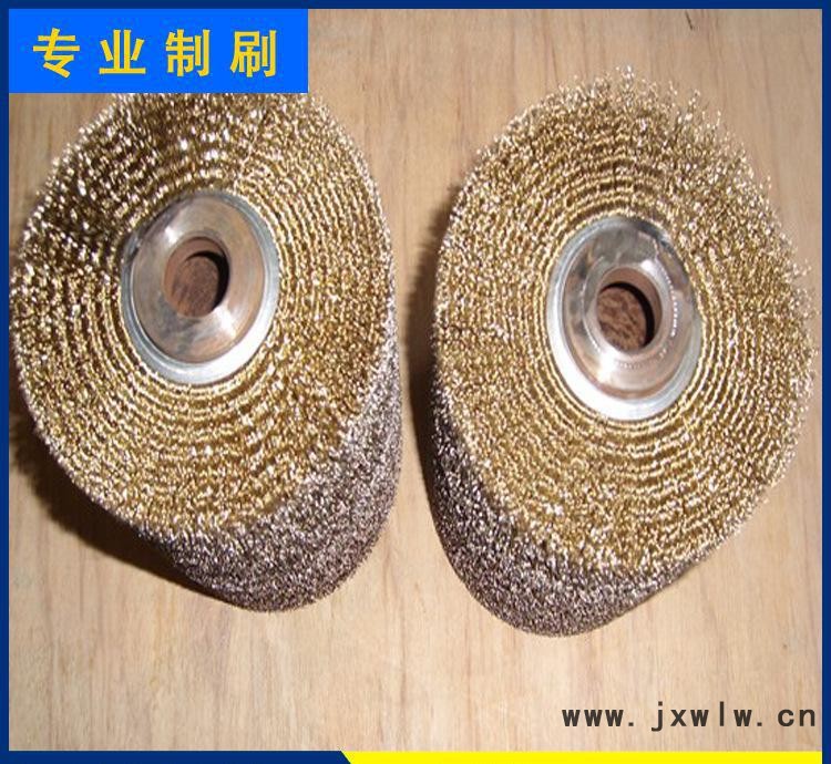 直銷去金屬毛刺鋼絲刷輥 拋光機鋼絲輥 除銹鋼絲滾刷