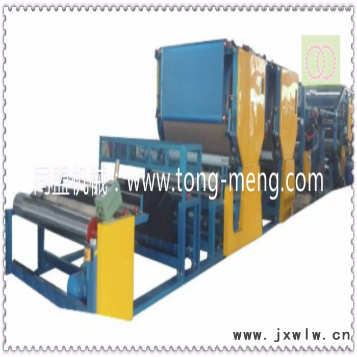 供應(yīng)東莞【復(fù)合機(jī) 涂布機(jī) 皮革處理機(jī) 抽條機(jī)】同盟 TM-074  三合一三大輪高速貼合機(jī)