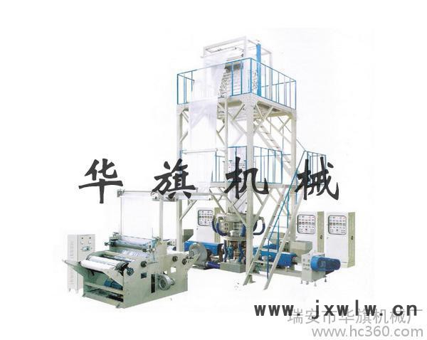 自封袋吹膜機 吹膜機廠家  三層共擠旋轉機頭吹膜機  復合機組