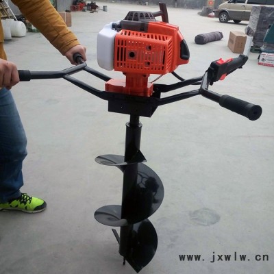 樂(lè)民樹(shù)苗打眼機(jī) 螺旋鉆頭打孔機(jī) 埋樁施肥用打孔機(jī)