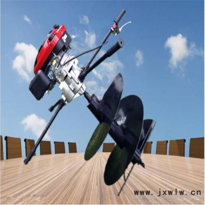 智航大馬力硬土質(zhì)挖坑機(jī) 汽油果園打孔機(jī) 苗木移植鉆孔機(jī)