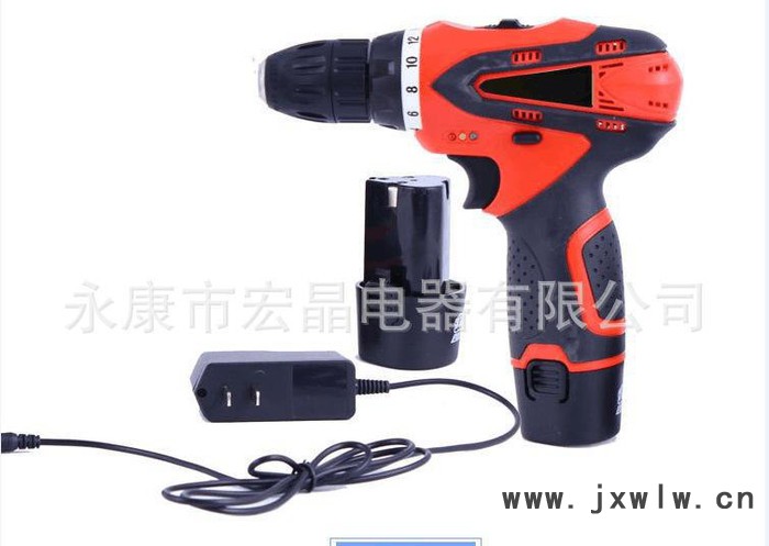 手電鉆 鋰電充電電鉆  12V雙速  超負自動斷電充電式小電