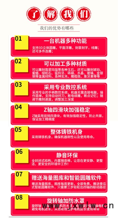 全自動(dòng)數(shù)控小型玉石雕刻機(jī)翡翠 瑪瑙 工藝品泡沫精雕機(jī)4040