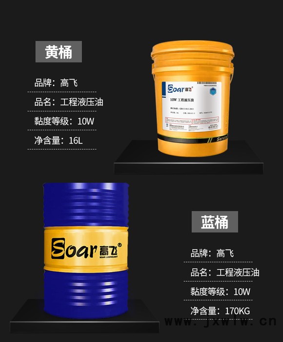 高飛 10W 工程液壓油   抗磨液壓油  170kg  歡迎咨詢  各種工程機械設(shè)備潤滑油  兼容發(fā)動機油