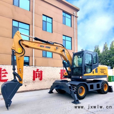 13噸輪式挖掘機(jī)  品牌發(fā)動(dòng)機(jī) 進(jìn)口配件 作業(yè)迅速 山東廠家直供