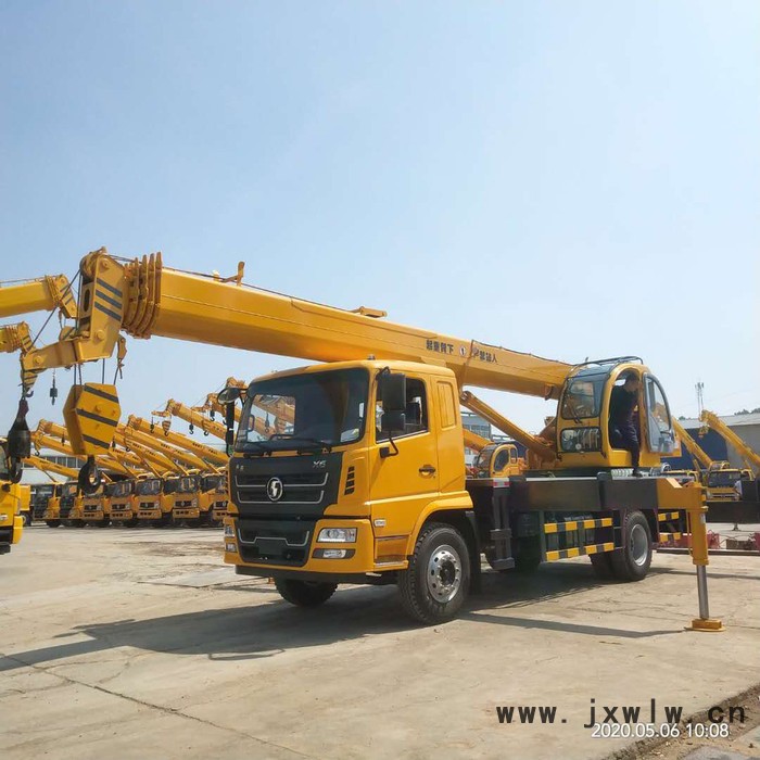 陜汽16噸汽車吊190發(fā)動機  陜汽16噸吊車工作視頻 免購置稅可分期 首付低