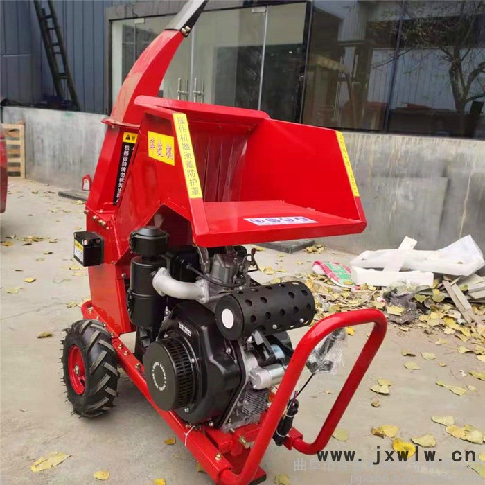 佳鑫機(jī)械 專用園林樹(shù)枝粉碎機(jī) 小型樹(shù)葉枝條柴油碎枝機(jī) 樹(shù)葉雜草稻草粉碎設(shè)備