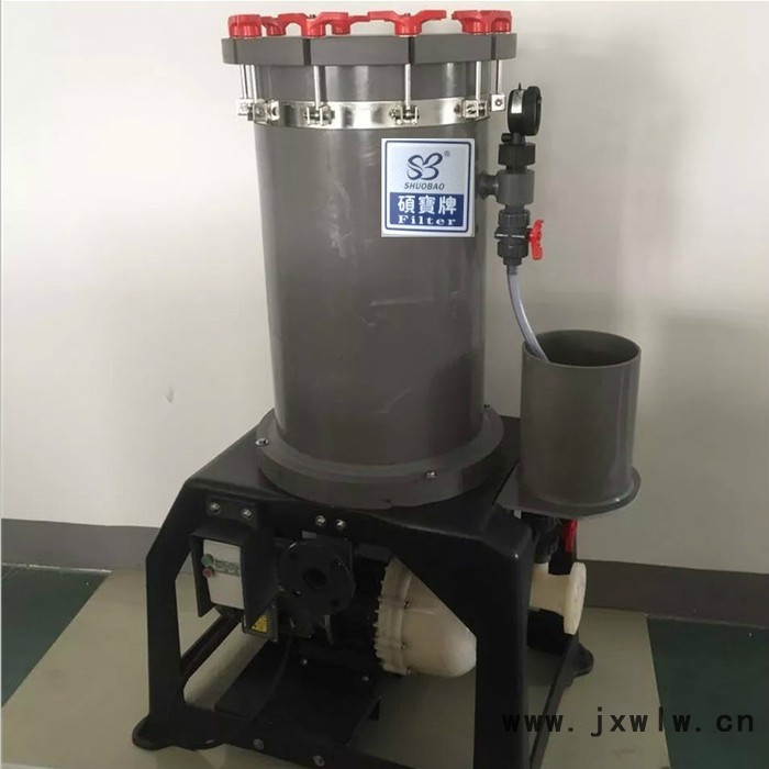 PVC塑料硬鉻酸藥液過濾機(jī) 化學(xué)鍍鎳藥水過濾機(jī) 電鍍過濾設(shè)備