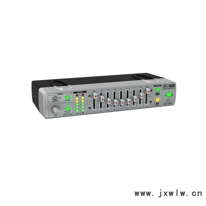 EHRINGER/百靈達(dá) 緊湊型9段圖示均衡器 FBQ800 帶反饋探測(cè) 調(diào)控臺(tái)