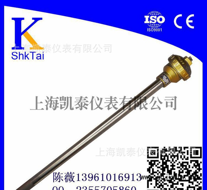 專(zhuān)業(yè)制造溫度儀表 WRN-130無(wú)固定裝配式熱電偶長(zhǎng)度3米