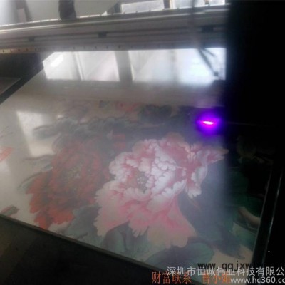 3d瓷磚打印機(jī)哪里有賣 國產(chǎn)瓷磚背景墻的3d浮雕UV平板打印機(jī)