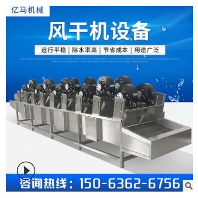 袋裝食品清洗風(fēng)干設(shè)備 果蔬清洗風(fēng)干機(jī) 億馬氣泡清洗機(jī)風(fēng)干機(jī)